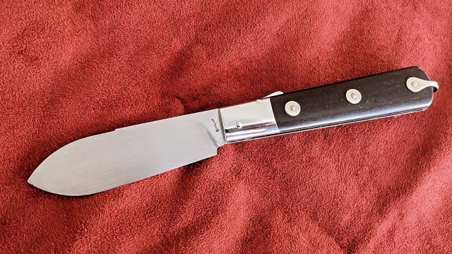 Pradel pompe avant, ébène, maillechort et acier RWL34